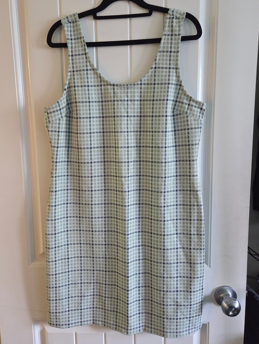 NWT | Suzy Shier | Green Plaid Mini Dress | Size XL